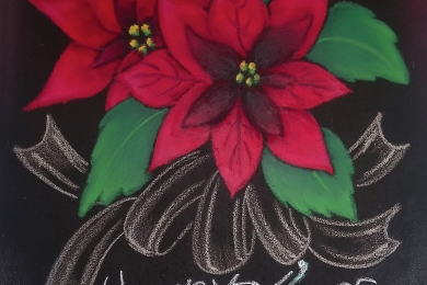 ポインセチアのクリスマス