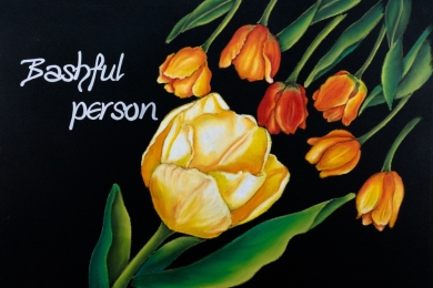 チューリップ・花言葉（2017年）※2018年カレンダー