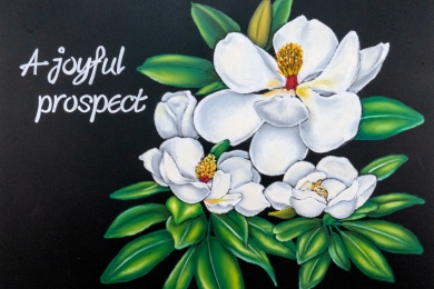 泰山木・花言葉（2017年）※2018年カレンダー