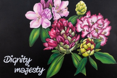 石楠花・花言葉（2017年）※2018年カレンダー