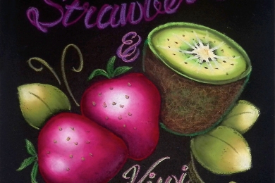 いちごとキウイ