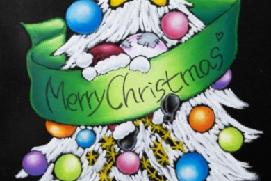 サンタがかくれんぼ