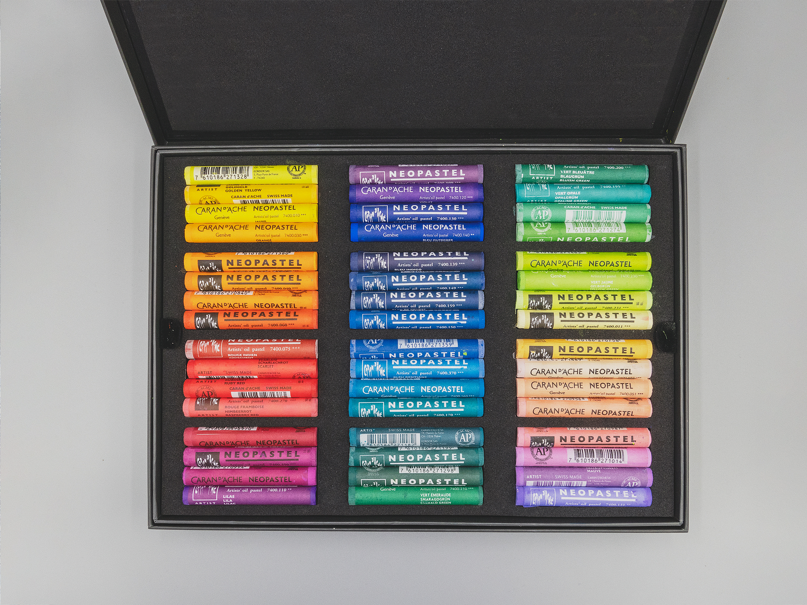 カランダッシュ】ネオパステル 96色セット 7400-396 ＜紙箱 